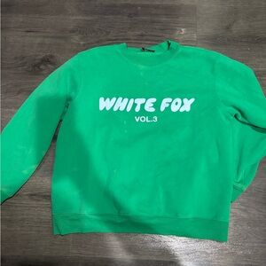 White fox crewneck